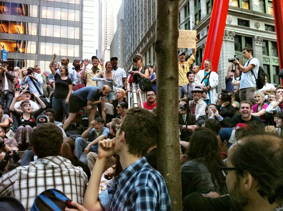 Still from Holmes, All Day All Week (OWS General Assembly)